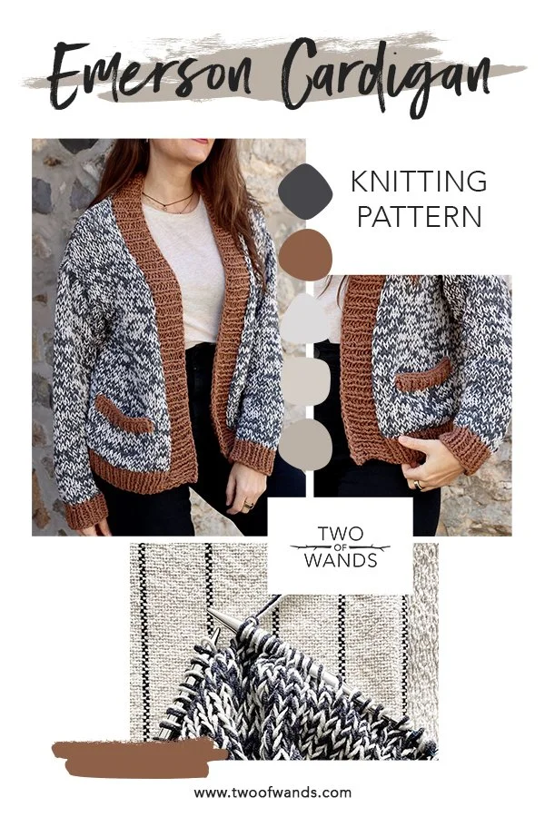 Emerson Cardigan FREE Knitting Pattern — Two of Wands
